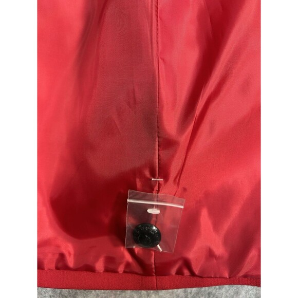 Karl Lagerfeld Women's Long Jacket Blazer Size 12 Red - Picture 8 of 10